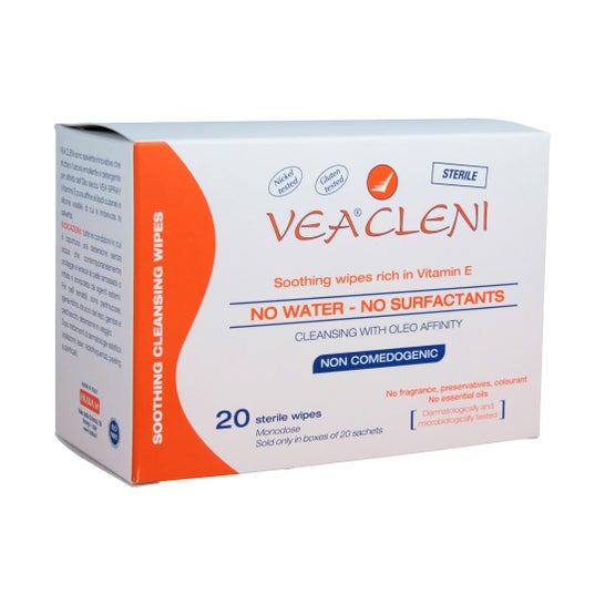 Vea Cleni Lingettes Nettoyantes Atériles 20uts