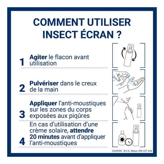 Insect Écran Zones Infestées 100ml