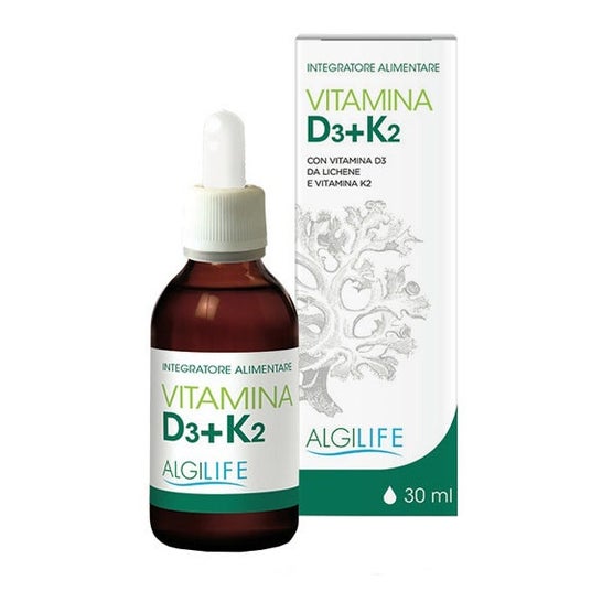 Algilife Vitamine D3 + K2 Gouttes 30ml