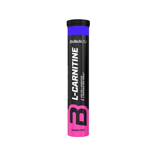 Biotech USAL Carnitine Myrtille Framboise 500mg 20comp