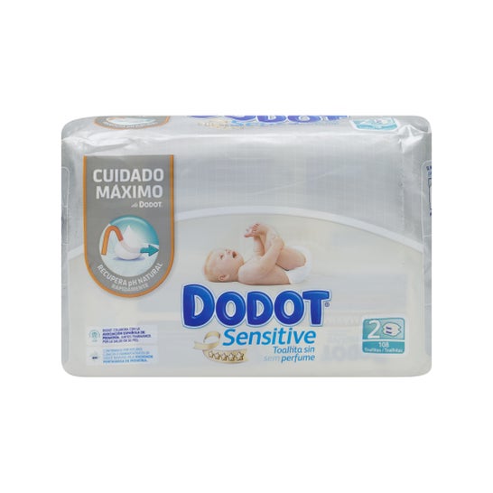 Dodot Sensitive Lingettes 108 unités