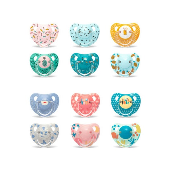 Suavinex Silicone Soother T Anatomique + 18 M 2 U