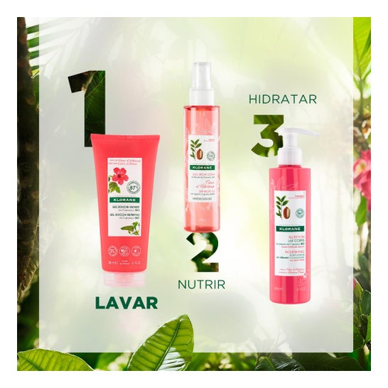 Klorane Gel Douche Nutritif Cupuaçu Fleur D'Hibiscus 75ml