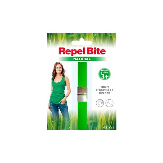 Repel Bite Bracelet Aromatique Naturel Citronnelle 1pc