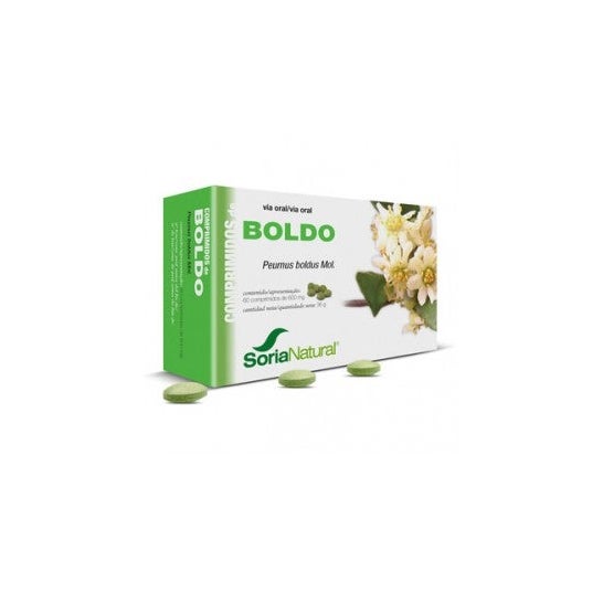 Soria Natural Boldo Tablets 60comp
