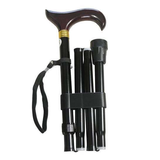 Identites Canne Pliante En Aluminium Noir 1ut