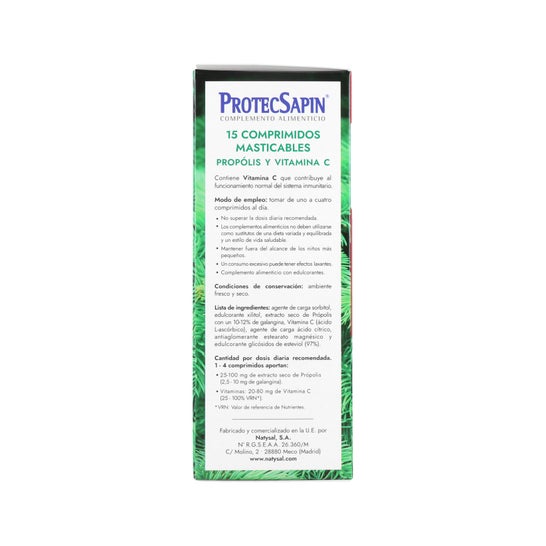 Sirop de protécsapine Natysal 250 ml