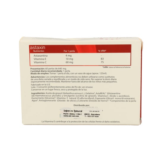 Vbyotics Astaxin 625mg 60 Perles