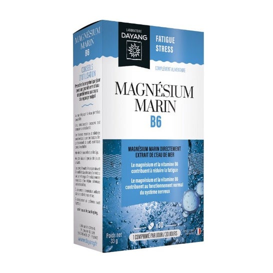 Dayang Magnésium Marin Vitamine B6 30 comprimés