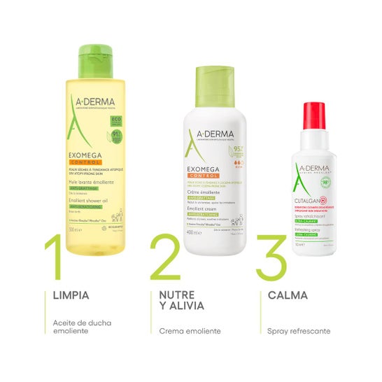 A-Derma Exomega Control Crème Émolliente Anti-Grattage 50 ml