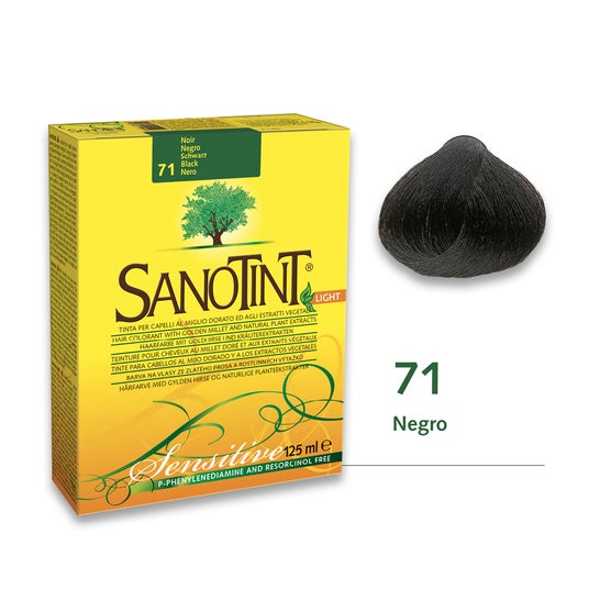Santiveri Sanotint Tinte Sensitive 71 Negro 125ml *