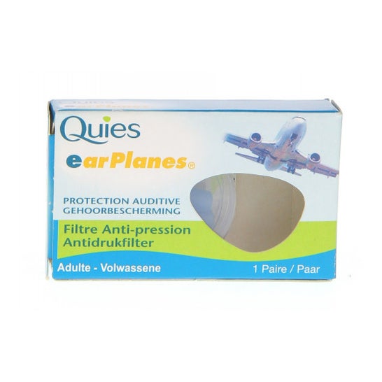 Quies Protection Auriculaire Avion Adultes 2uts