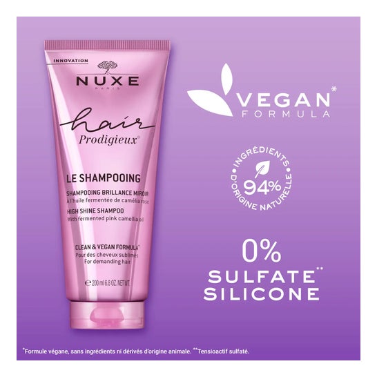Nuxe Hair Prodigieux Shampooing Brillance Miroir 200ml