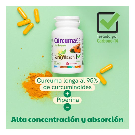 Sura Vitasan Curcuma 95 90 gélules