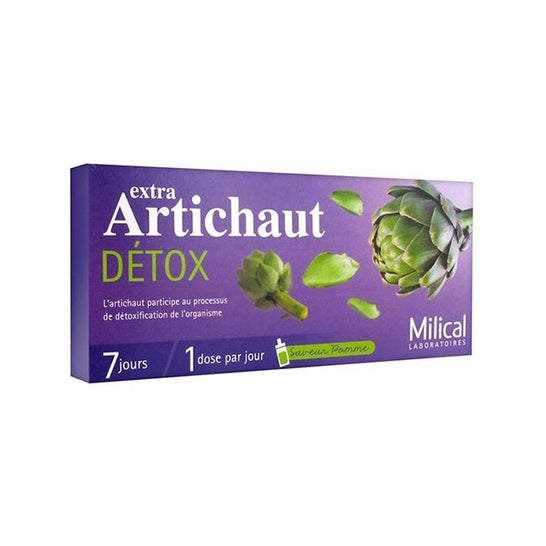 Milical Extra Artichaut Détox 7 Flacons