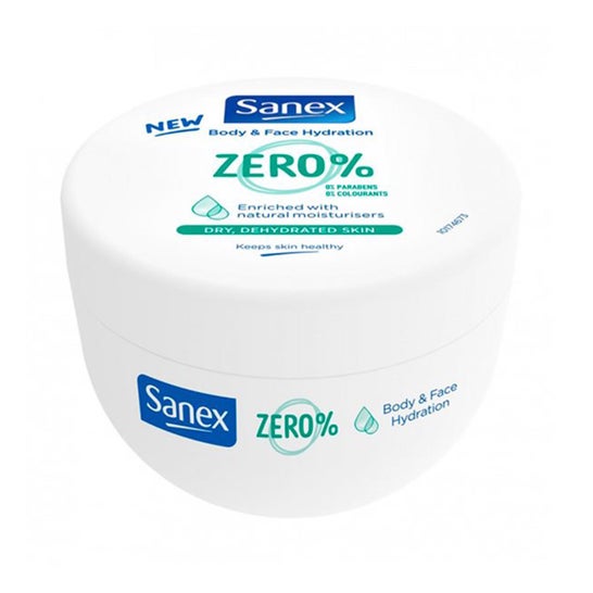 Sanex Zero Body Face Hydration Cream 250ml