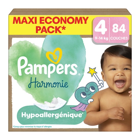 Pampers Harmonie Pañales Talla 4 9-14 kg 84 uds