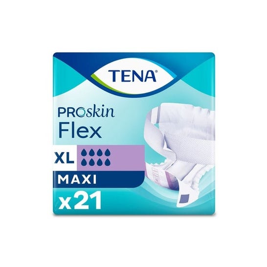 Tena Couche ProSkin Flex Maxi Taille XL 21uts