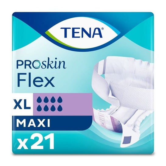 Tena Couche ProSkin Flex Maxi Taille XL 21uts