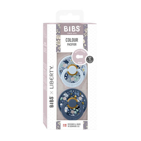 Bibs X Liberty Chamomile Lawn Baby Blue Mix T1 Nro 11012102 2uts