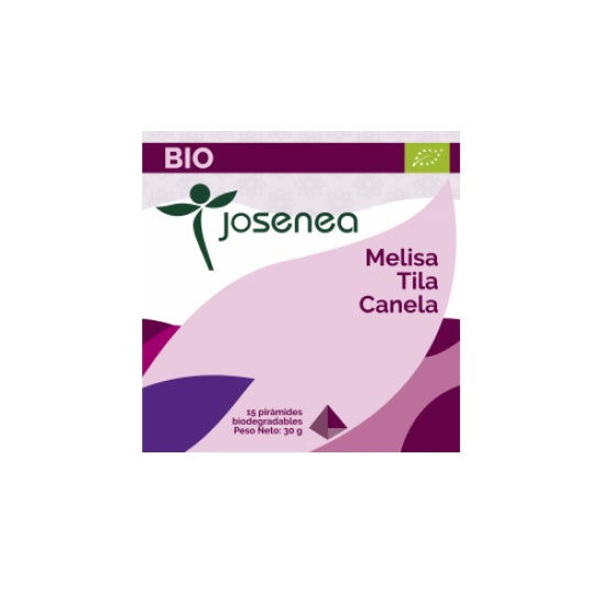 Josenea melissa tilleul bio tilleul cannelle boîte à cannelle 15 pyramides