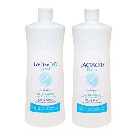 Gel de bain Lactacyd 2x1L Gel de bain Lactacyd 2x1L