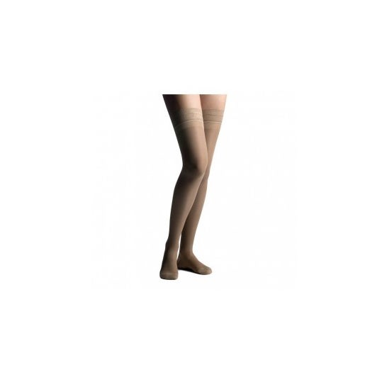 Farmalastic Bas Long Dentelle (A-F) Compression Normale T-Reina Camel