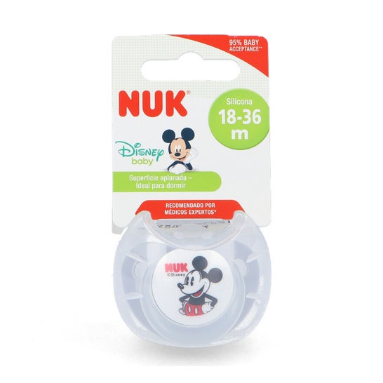 Sucette Nuk Mickey Mouse Silicone 18-36m