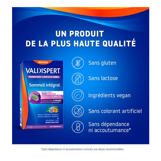Valdispert Sommeil Intégral 30 Comprimés