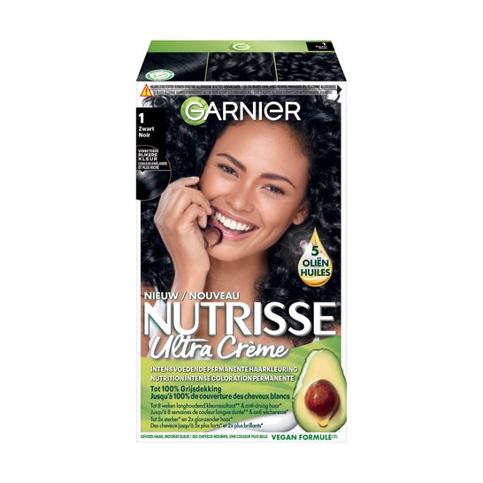 Garnier Nutrisse Kit Coloração Permanente 1 Preto