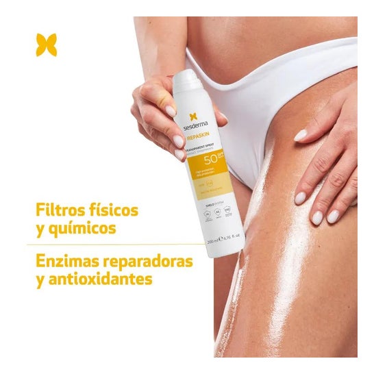Sesderma Repaskin Spray Transparente Aerosol Spf 50 200ml Sesderma Repaskin Spray Transparente Aerosol Spf 50 200ml