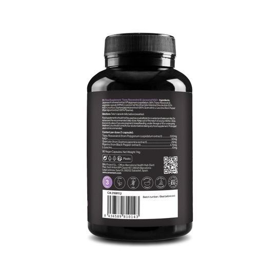Zenement Trans-Resveratrol & Liposomal NAD+ 90 Gélules