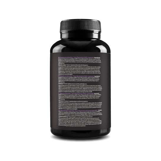 Zenement Trans-Resveratrol & Liposomal NAD+ 90 Gélules