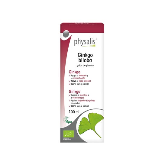 Physalis Ginkgo Biloba Extrait Hydroalcoolique Bio 100ml