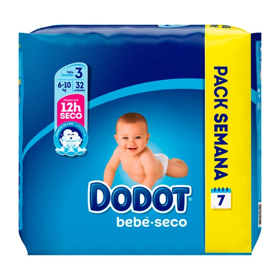 Couche Dodot T/3 4-10kg 32unds