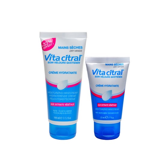 Vita Citral Crème Hydratante Mains Sèches 100mL + 33% offert