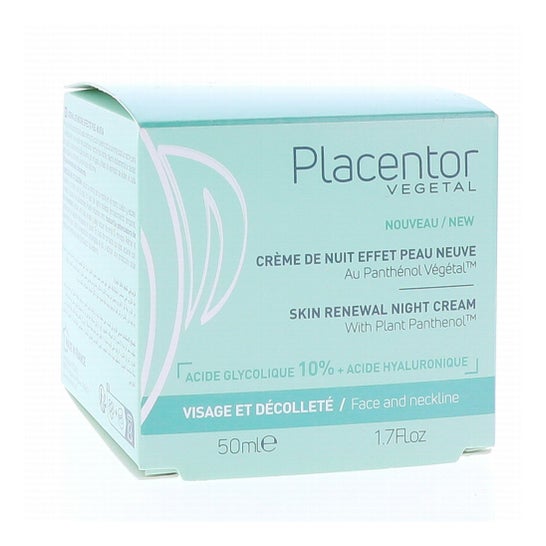 Placentor Végétal Crème de Nuit Effet Peau Neuve 50ml