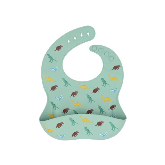Tutete Bavoir en Silicone Dinosaure 1ut