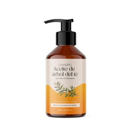 QKnatur Shampoing Huile d'Arbre à Thé Antipelliculaire 250ml