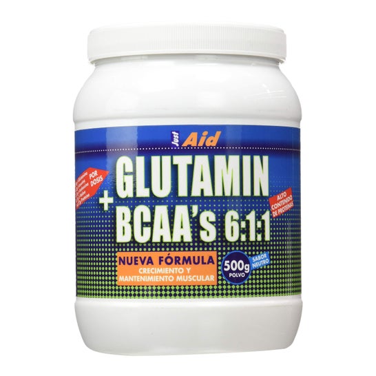 Just Aid Glutamin + Bcaa Arôme neutre 500g
