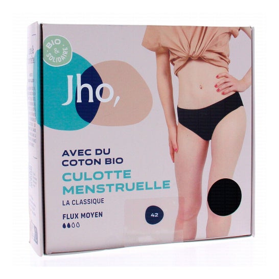 Jho Culotte Menstruelle En Coton Bio Flux Moyen T42 1ut