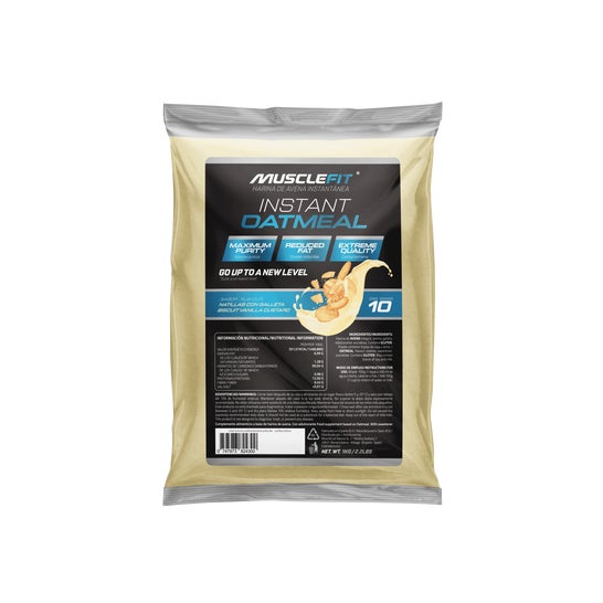 MuscleFit Harina de Avena Sabor Natillas 1kg