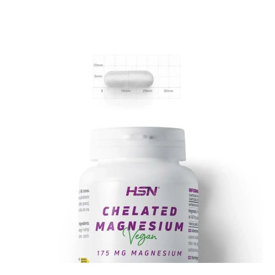 HSN Bisglicinato de Magnesio 175mg Magnesio 30vcaps