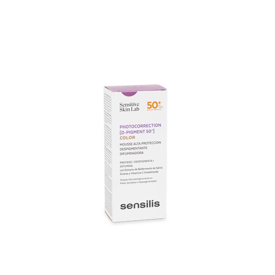 Sensilis Photocorrection [D-Pigment 50+] Mousse Dépigmentante Teintée SPF50+ 40ml