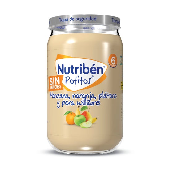 Nutriben Potito Pomme Orange Banana Poire 235g
