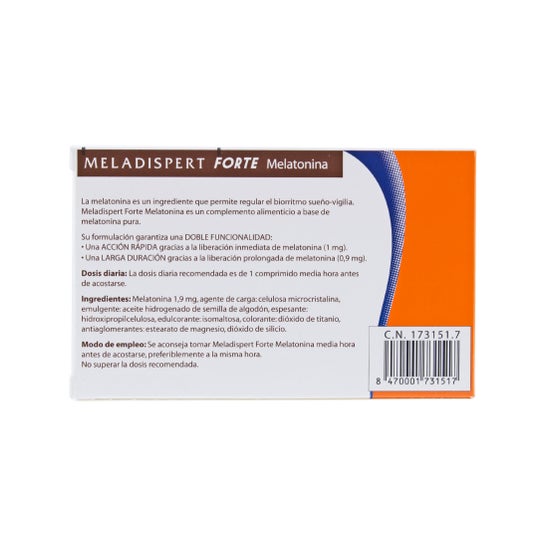 Meladispert Mélatonine Forte 60comp