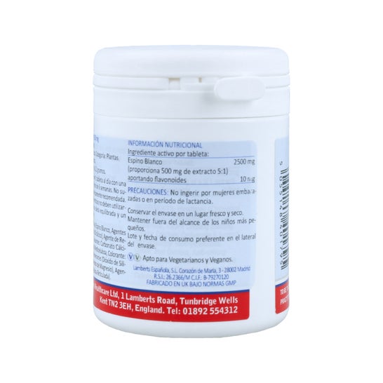 Lamberts Hawthorn 2500mg 60 Comprimés