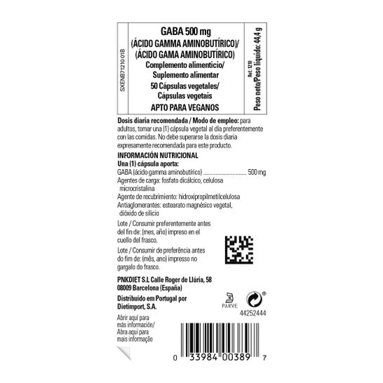 Solgar Gaba 500 mg 50 gélules