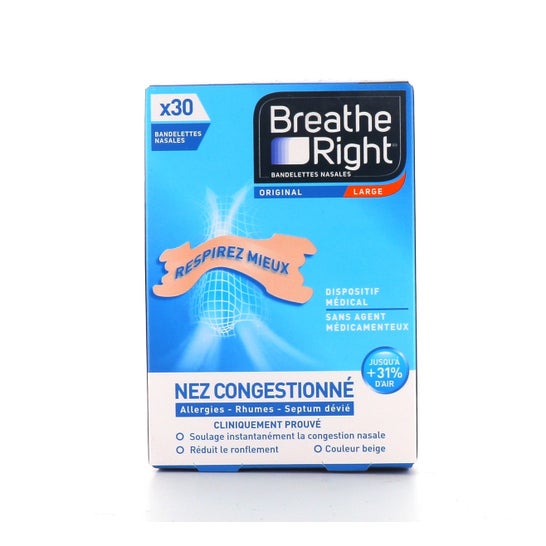 Breathe Right Bandelette Nasale Originel 30uts