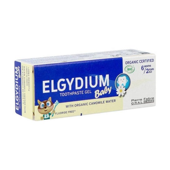 Elgydium Baby Dentifrice Eau de Camomille Bio 6 Mois 30ml